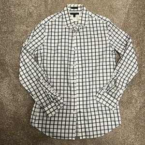Banana Republic Blue Plaid Button Down Shirtt